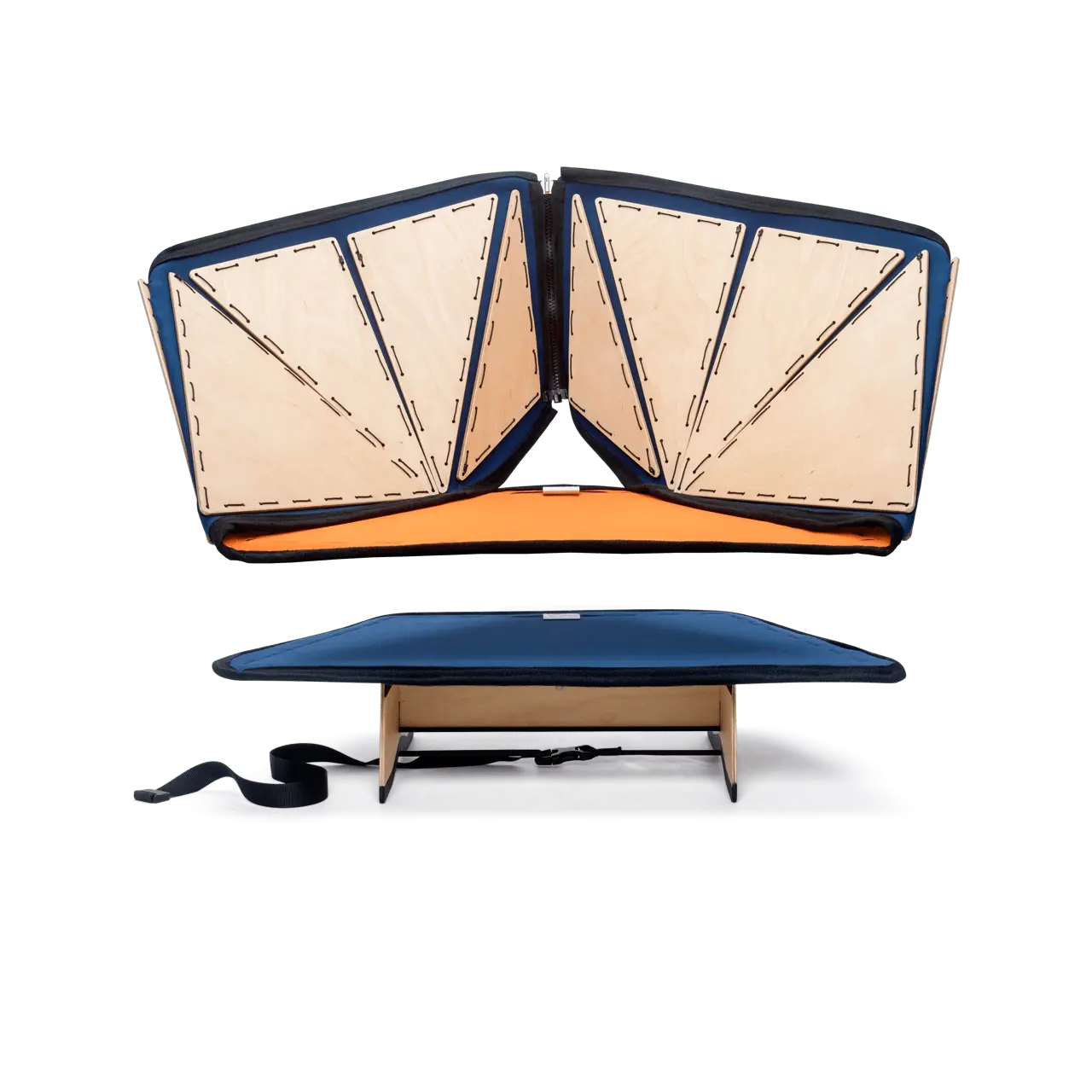 ISU – Origami-Faltstuhl von Janick Entrop, kompaktes, leichtes und flexibles Design, Industrial Design