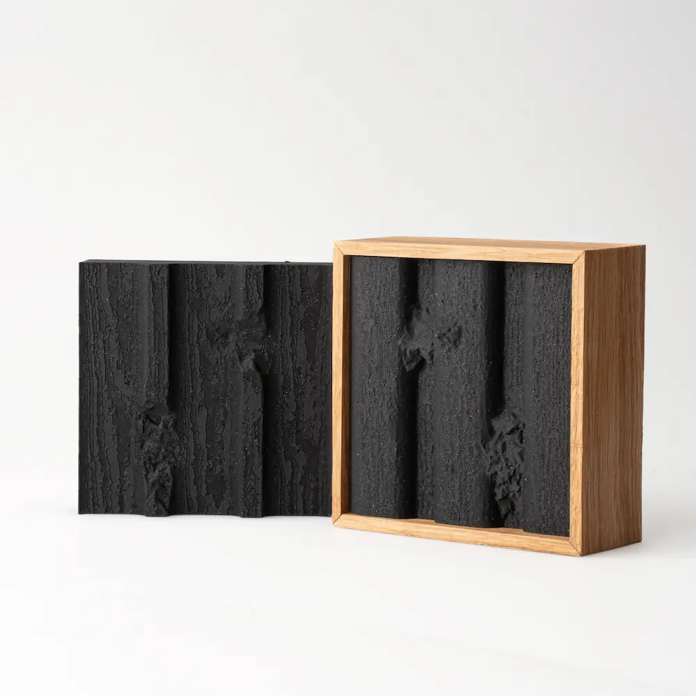 Produktdesign von Janick Entrop: Skizze der gesamten Installation Wiederleben mit Komponenten wie Kamera, Monitoren und Struktur.